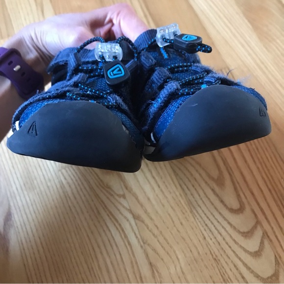 Keen Newport Neo H2 sandals Blue nights Brilliant Blue Shoes Little Boys size 12 - Picture 7 of 10